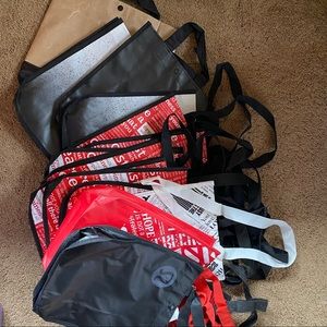 18 Lululemon bags, including limited editions